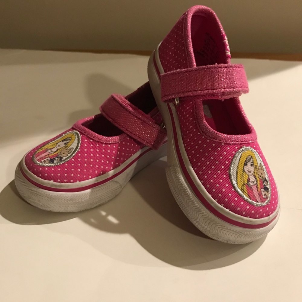 Girls Sz 5.5 “Barbie” MaryJane Canvas Keds